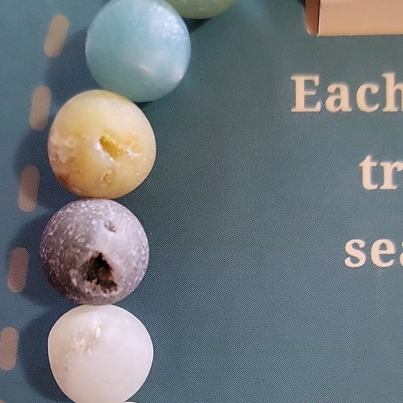 NWT Sea Turtle Tracking Sky Stone with Turtle Charm Bracelet - Multicolor - Picture 10 of 10